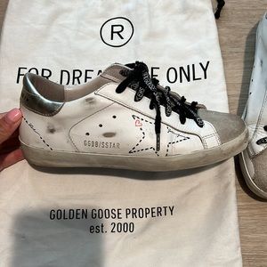 Golden Goose superstar sneakers. Size 36 or 5.5/6